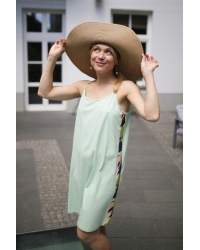 Sukienka Morena Pistachio Jungle - bawełna organiczna - Ostatnie sztuki!
