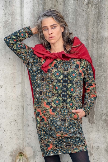 Sukienka Tulum Cappadocia - bawełna organiczna - Ostatnia sztuka!
